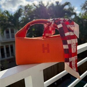 Bride-a-Brac case, small model with Hermes Scarf to match